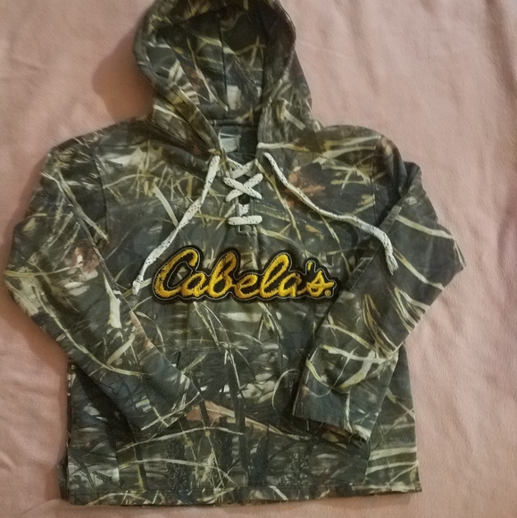 Camo cabelas hoodie - Picture 1 of 5